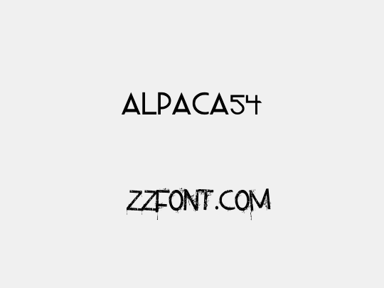 ALPACA54