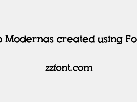 Top Modernas created using FontCreator 6.5 from High-Logic.comTopModern 
