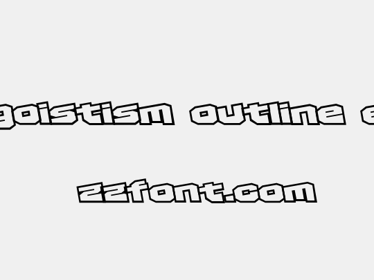 D3 Egoistism outline extra