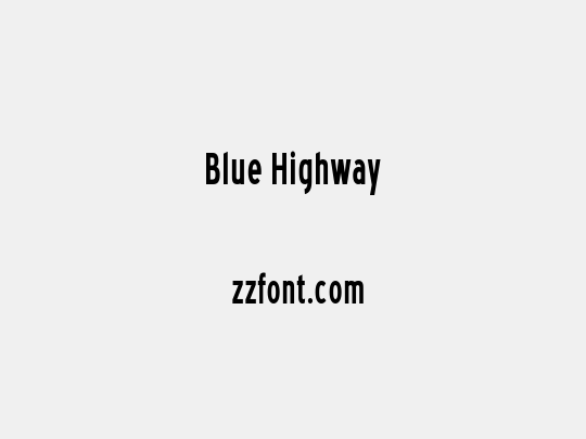 Blue Highway