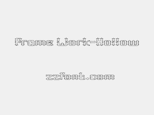 Frame Work-Hollow