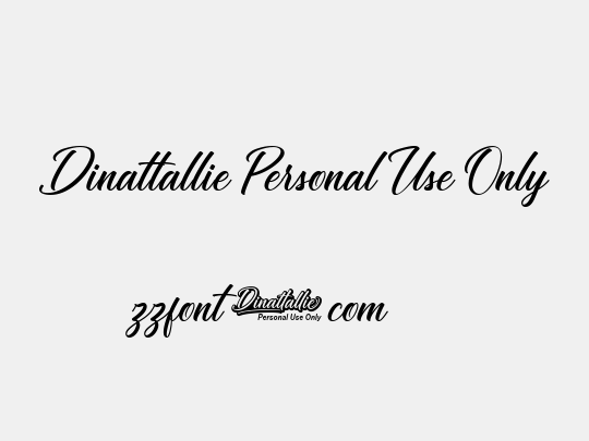 Dinattallie Personal Use Only