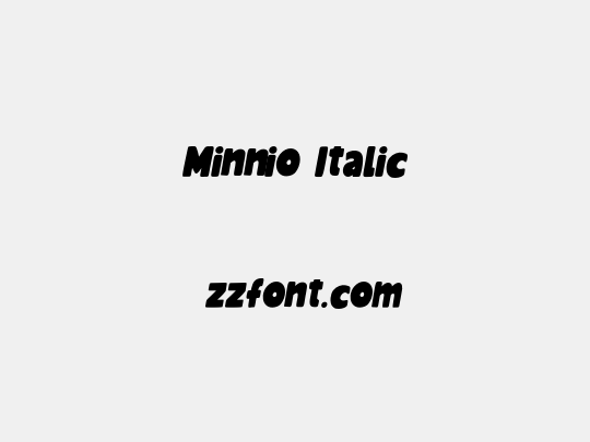 Minnio Italic