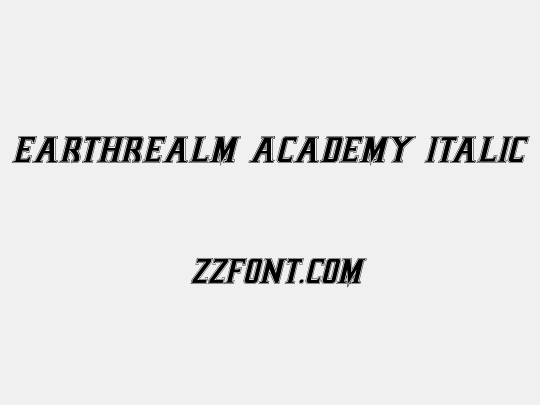 Earthrealm Academy Italic