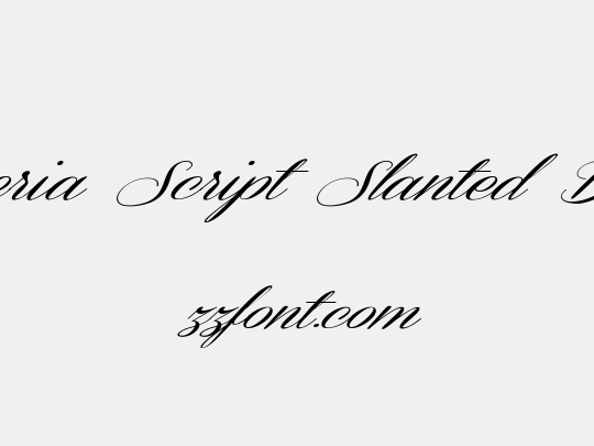 Coneria Script Slanted Demo
