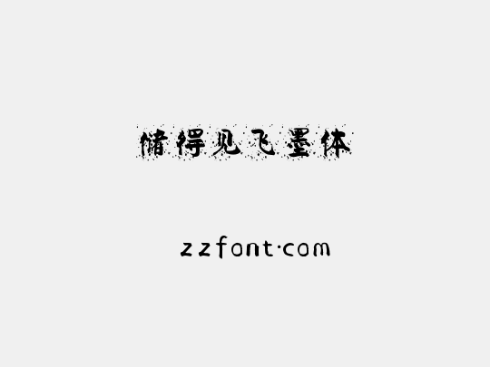 储得见飞墨体