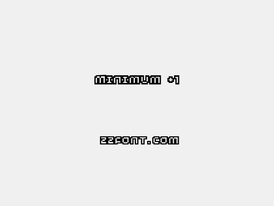 Minimum +1