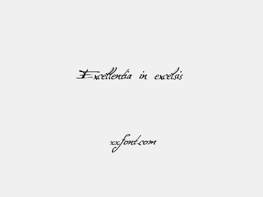 Excellentia in excelsis