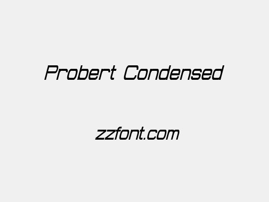 Probert Condensed