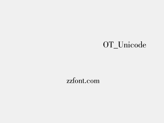 方正蒙文细黑体OT_Unicode