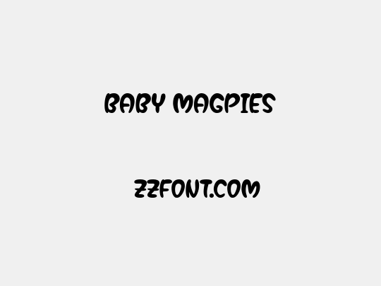 Baby Magpies