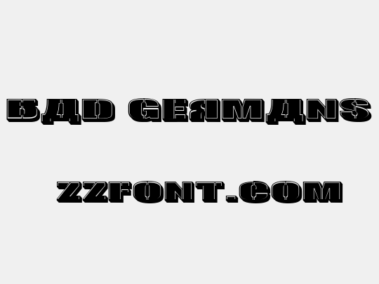 Bad Germans