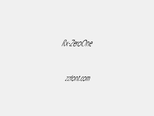 Rx-ZeroOne