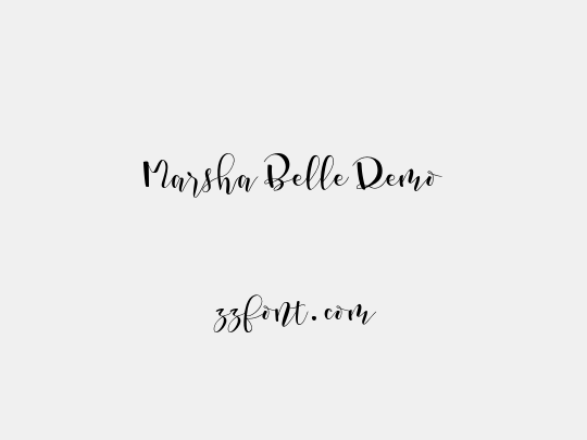 Marsha Belle Demo