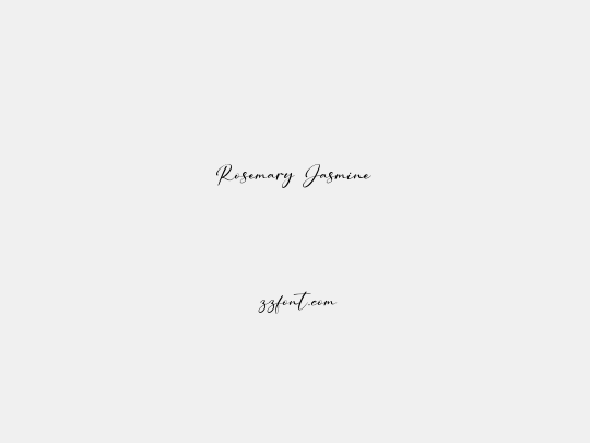 Rosemary Jasmine