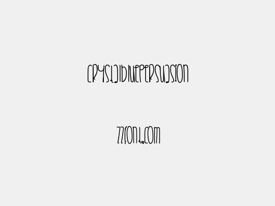 CrystalBluePersuasion