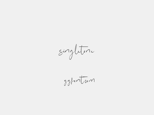 singletone