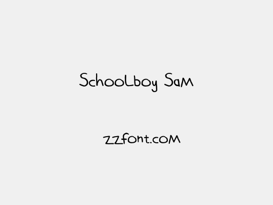 Schoolboy Sam