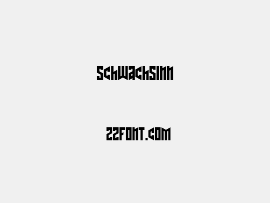Schwachsinn