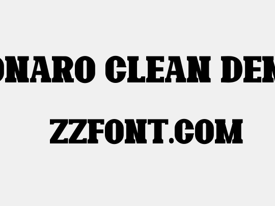 Bonaro Clean Demo