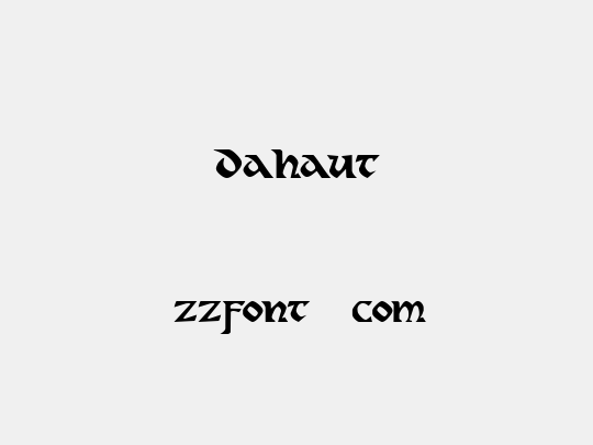 Dahaut