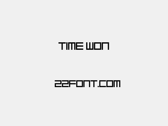 Time Won