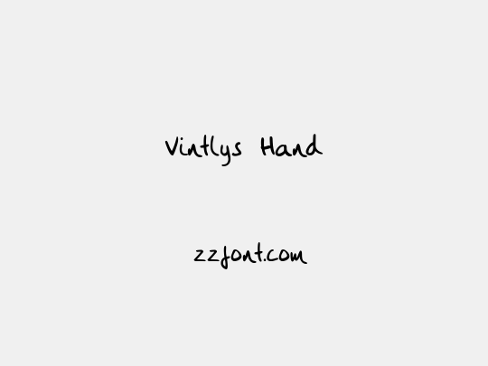Vintlys Hand