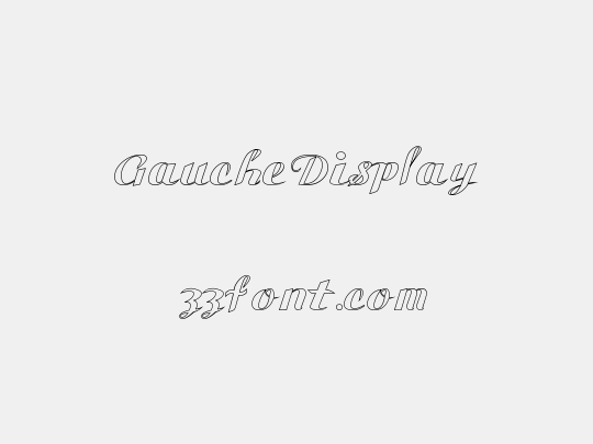 Gauche Display
