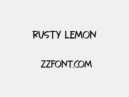 Rusty Lemon