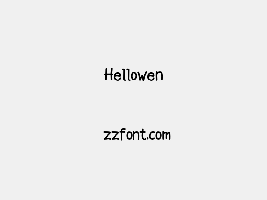 Hellowen