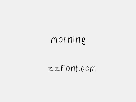 morning