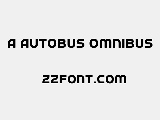 a Autobus Omnibus