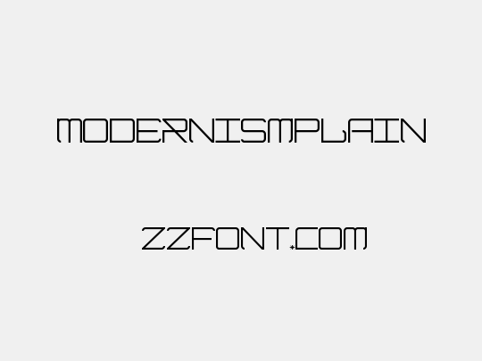 ModernismPlain