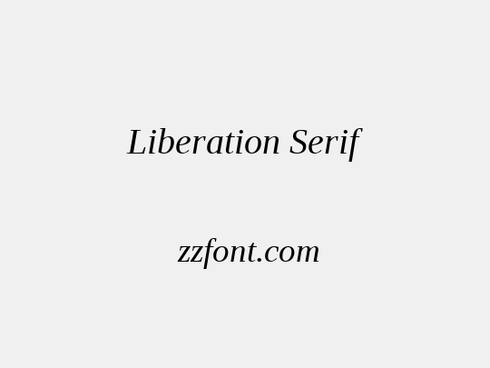 Liberation Serif
