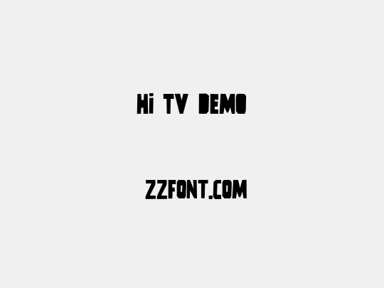 Hi TV DEMO