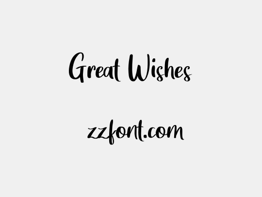 Great Wishes