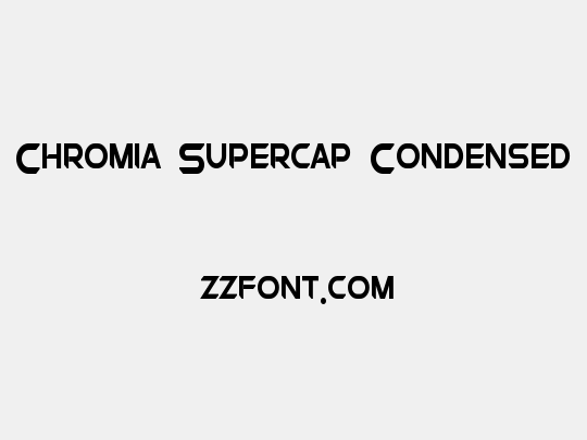 Chromia Supercap Condensed