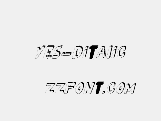 YES_3Ditalic
