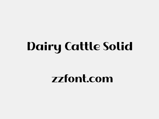 Dairy Cattle Solid