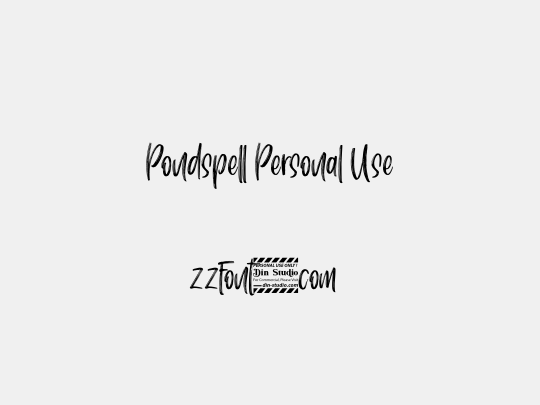 Pondspell Personal Use