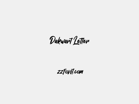 Dakwart Letter