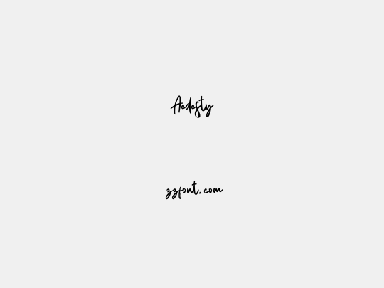 Aedesty