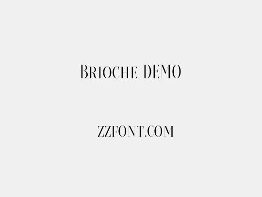 Brioche DEMO