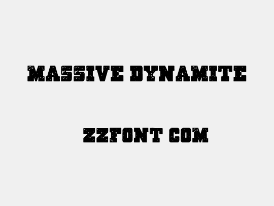 Massive Dynamite