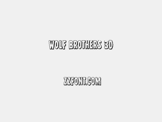 Wolf Brothers 3D