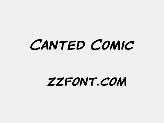 Canted Comic