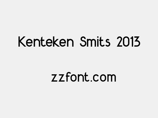 Kenteken Smits 2013