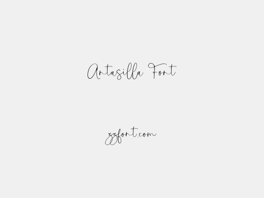Antasilla Font