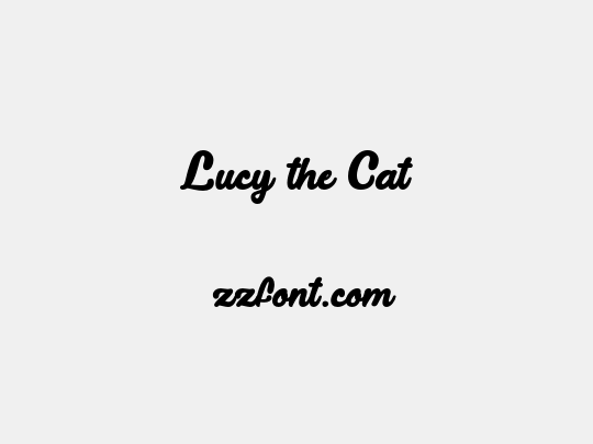 Lucy the Cat
