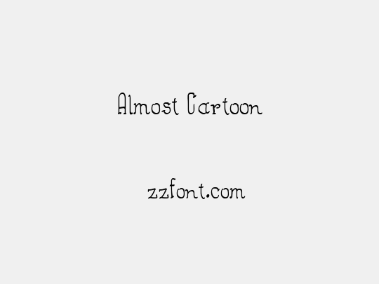 Almost Cartoon